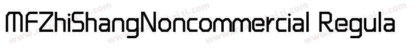 MFZhiShangNoncommercial Regular字体转换